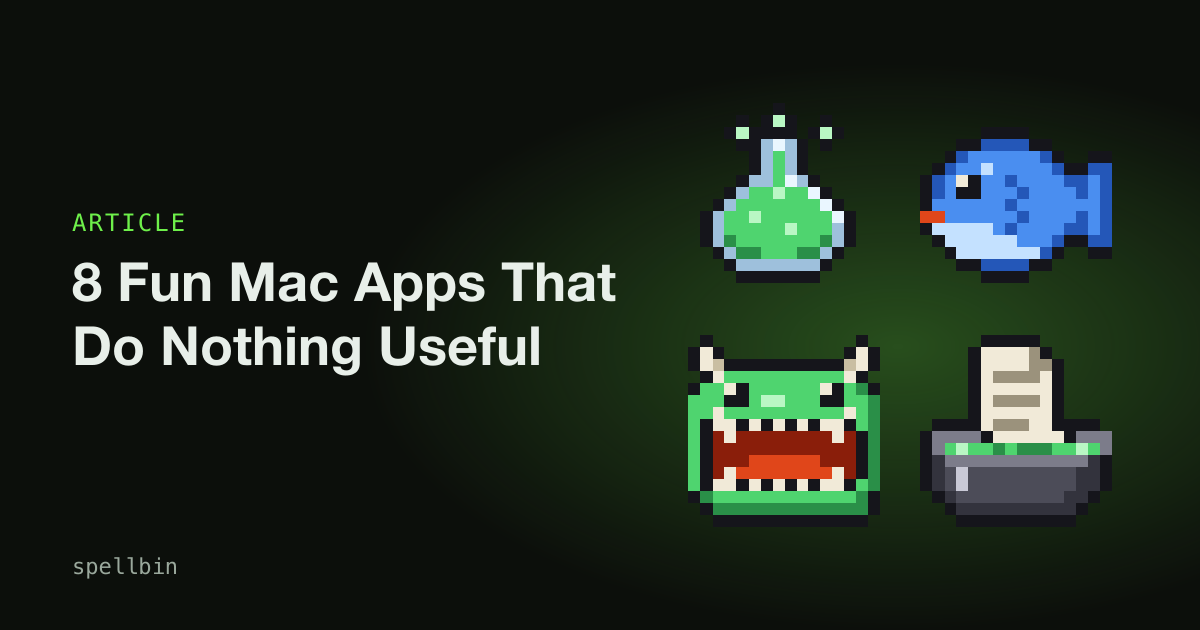 8 Fun Mac Apps That Do Nothing Useful (and Why You Want Them)