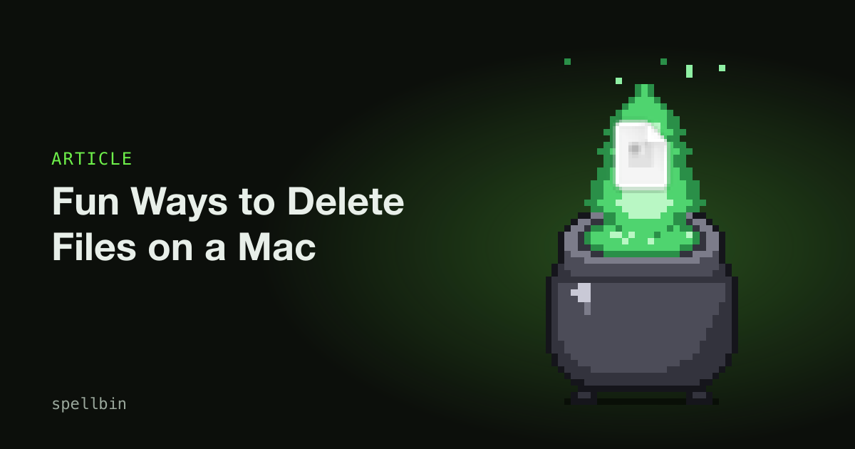 Fun Ways to Delete Files on a Mac