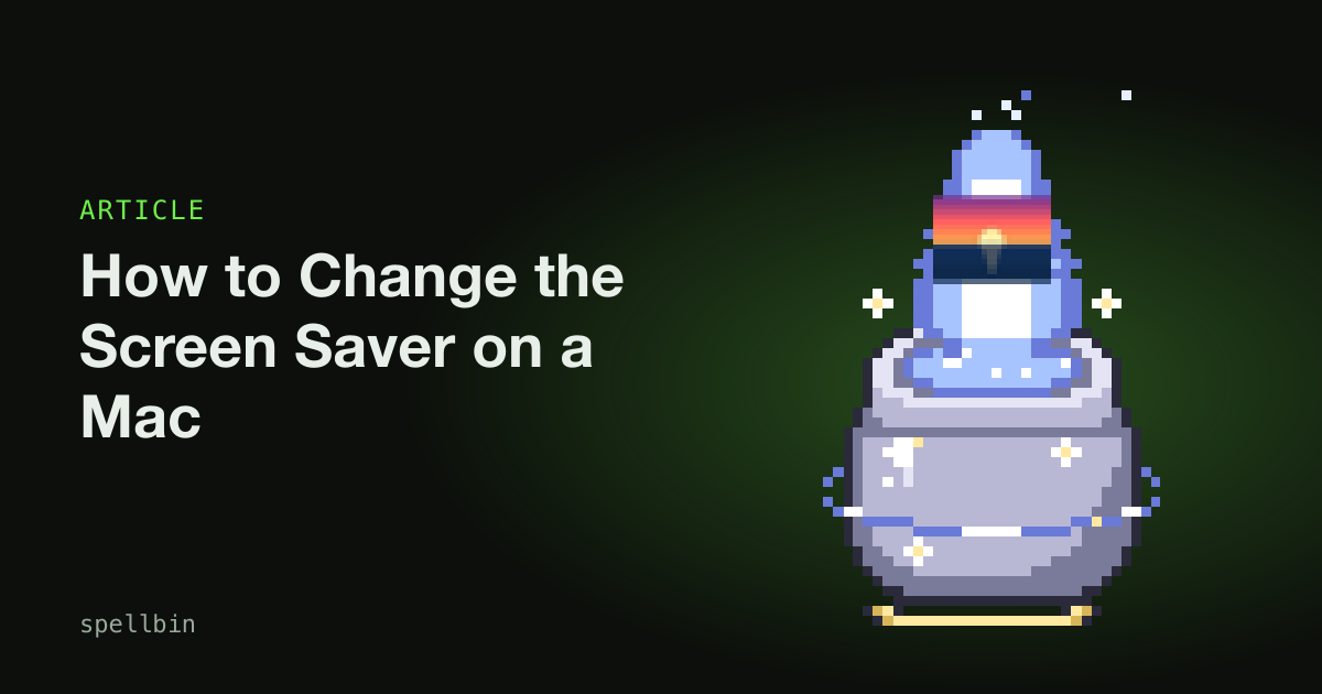 How to Change the Screen Saver on a Mac